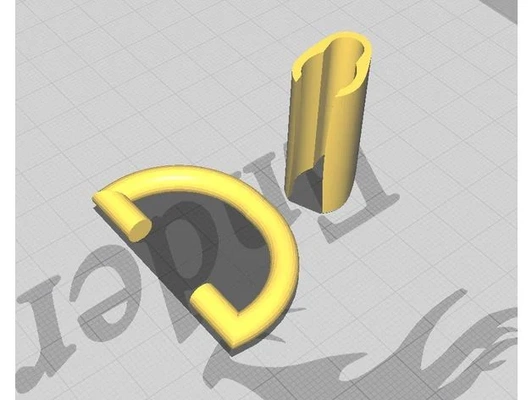 velux rollo clip by nakieken 3d print model - Mito3D