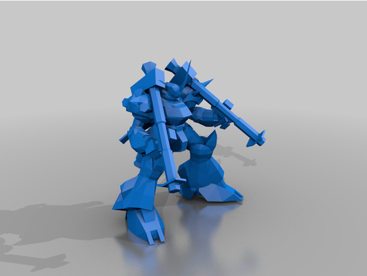 gundam kämpfer by usagi3 3d print model - Mito3D