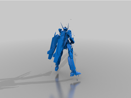 macross vf-25 battloid mode by usagi3 3d print model - Mito3D