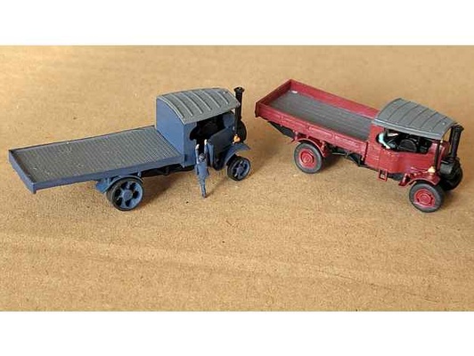 foden steam lorry 1-148 by slanjonok british container intermodal truck 3d print model - Mito3D