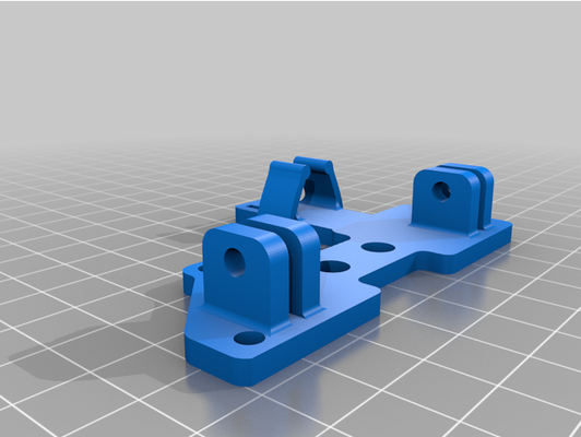 ender 3 v2 smooth fang bracket mount by scooterat 3d print model - Mito3D