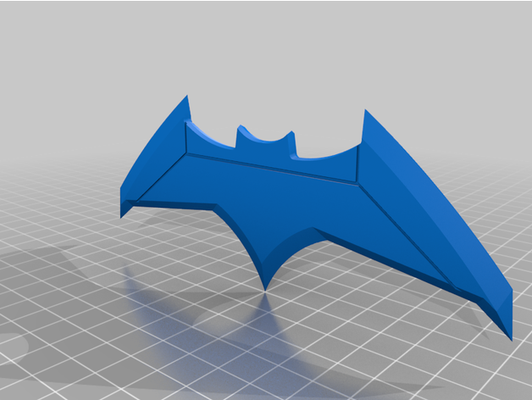 batarang batman superman justice ligue by yannick yh vs cosplay soutenir 3d print model - Mito3D
