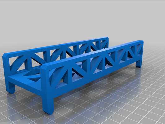 ho escala trem ponte by kripper3d modelo trens 3d print model - Mito3D