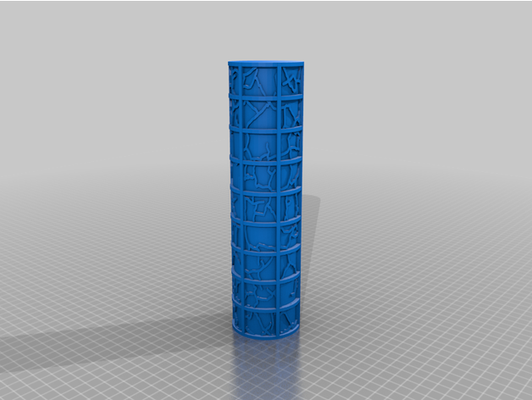 dungeon floor 1 inch grid terrain roller by joeld93 dnd scenery textured rolling pin 3d print model - Mito3D