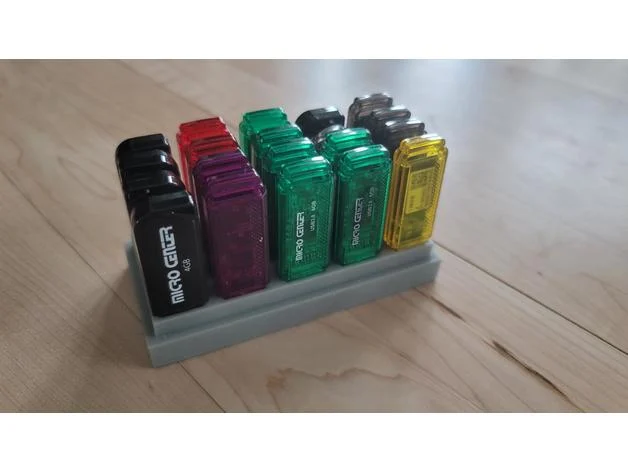 usb lager box 20 fährt by jgutz20 fall mantel flash drive halter unterstützung gestell 3D print model - Mito3D