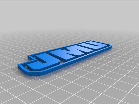 jmu logo by bruine 3d print model - Mito3D
