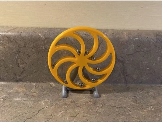 perpetuo movimento vinci ruota by ricco attrito 3d print model - Mito3D