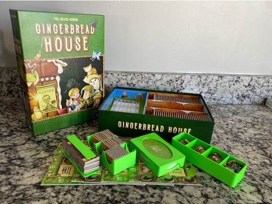 gingerbread house board game insert by tjbugg 3d print model - Mito3D