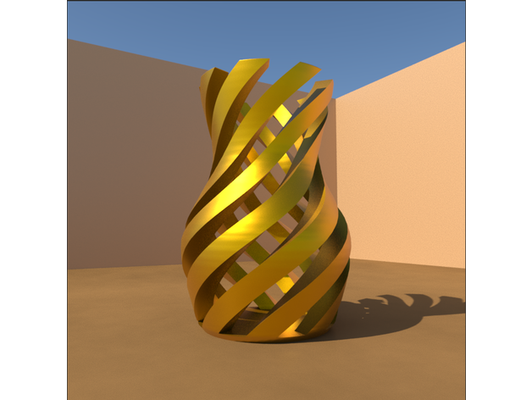 spiral vase by agent iq verdrehte 3d print model - Mito3D