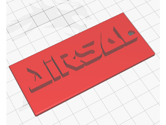 airsal logo by sintió 00 3d print model - Mito3D