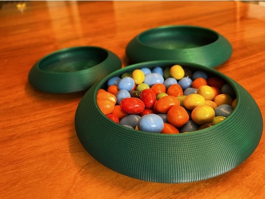 bowl sweets by harashi bowls openscad pattern 3d print model - Mito3D