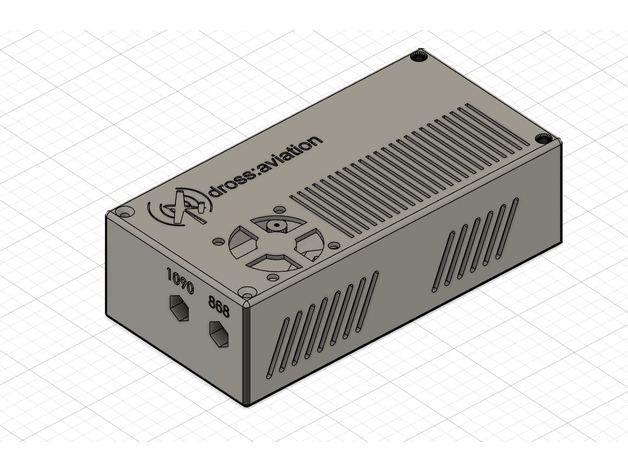 stratux case softrf t-motion 1 fan + oled support by drossaviation adsb aviation avionics fanet flarm general gps nooelec ogn pilotaware raspberry pi rtl-sdr rtlsdr sdr nano uavionix 3D print model - Mito3D