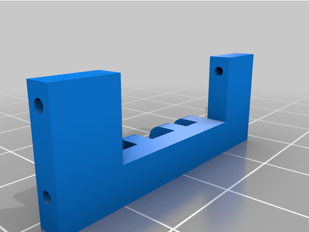 scx24 rear hinge mount by mbarker219 3D print model - Mito3D