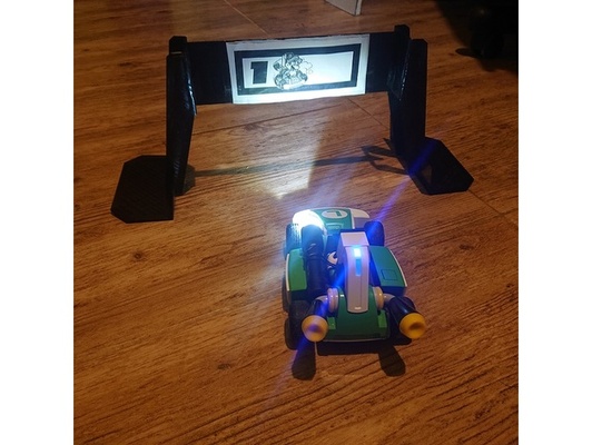 mario kart viver casa circuito portões pequeno trilhas by vou xixi 3d print model - Mito3D