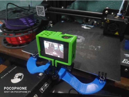 ender 3 handle gopro clip mount by boliyo502 camera 3d print model - Mito3D