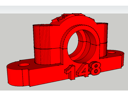 soportes para pequeños rodamientos by candidogarcia ball bearing rodamiento 3d print model - Mito3D