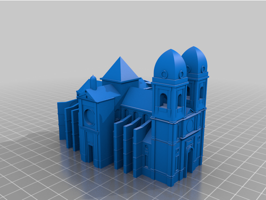 cathédrale dax by fablab makeo 3d print model - Mito3D