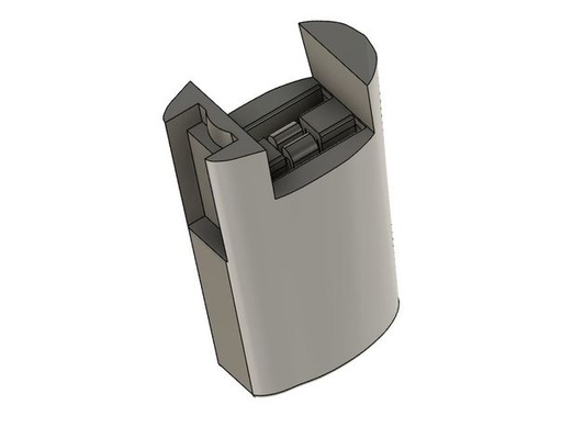 magpul moe ar pistole griff cr2032 batterie halter unterstützung by cp9002 3d print model - Mito3D