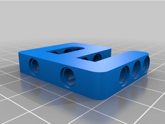 lego technic compatible letters by eragond 8 3d print model - Mito3D