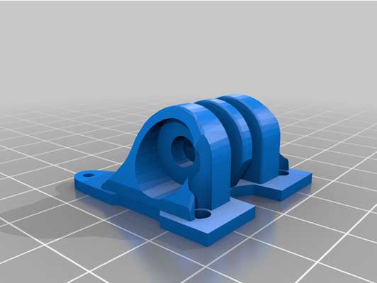 qav-s mini camera mount by hostilehabitat 3d print model - Mito3D