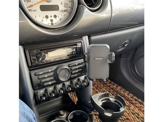 car phone holder - mini cooper r50 r52 r53 ball mount by richreibel 3d print model - Mito3D