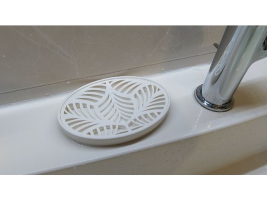 jabón plato hoja diseño by tu hacedor 3d print model - Mito3D