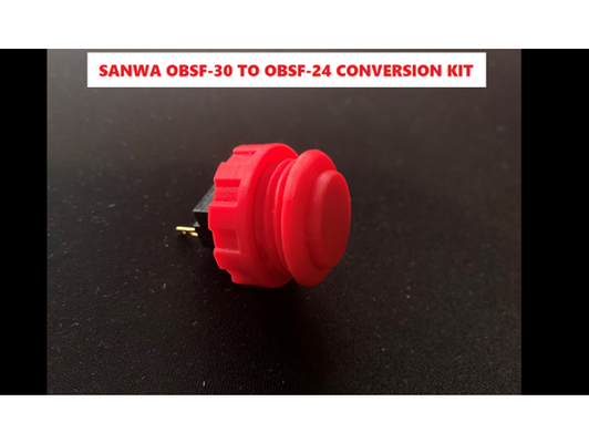 sanwa obsf-24 arcade button by kaszap obsf-30 sanwa-obsf24 3d print model - Mito3D