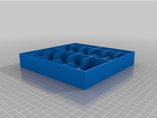 rápido fácil clasificación caja by tu hacedor organizador empulgueras 3d print model - Mito3D