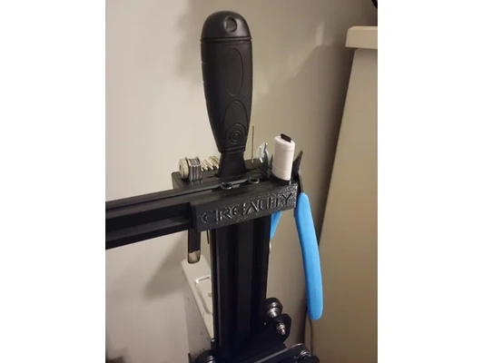 creality ender 3 tool holder w feeler gauges by winchester1094 ender3 pro 3d print model - Mito3D