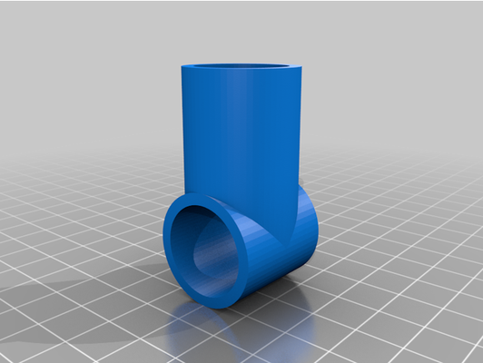 pipe joint by takenokonosato cheese fittings 3d print model - Mito3D