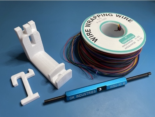 skadis wire wrap spool holder by friendlyyeti 3d print model - Mito3D