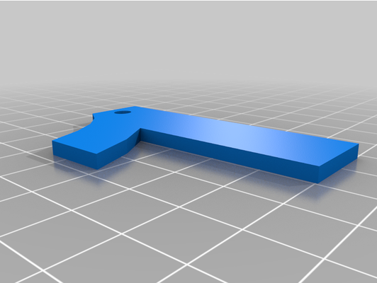 1 ziptie orifício by cavalheiro 3d print model - Mito3D