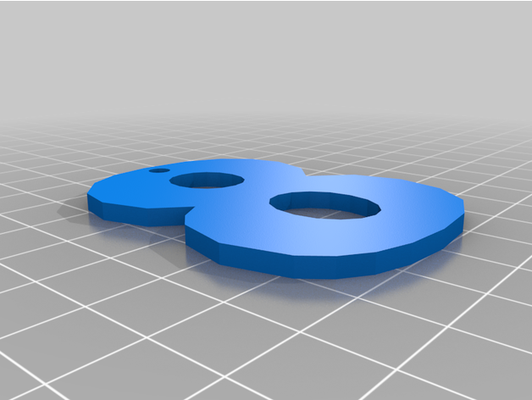 8 ziptie hole by mushknight 3d print model - Mito3D