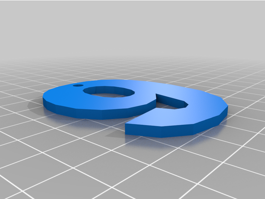 9 ziptie orifício by cavalheiro 3d print model - Mito3D