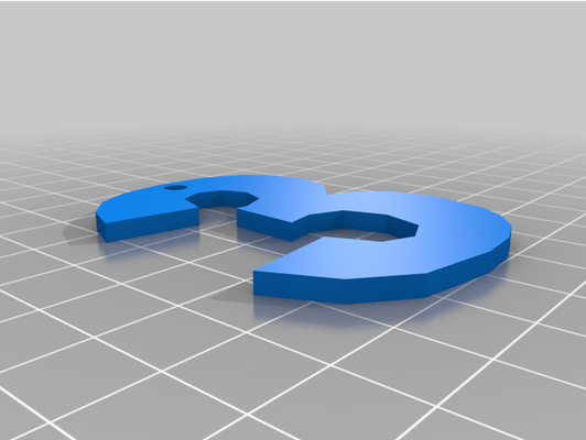 3 ziptie orifício by cavalheiro 3d print model - Mito3D