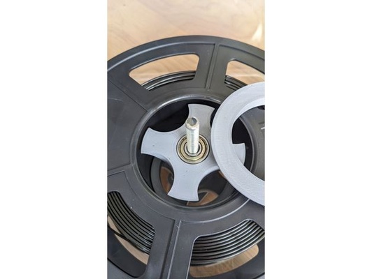 bobine trou adaptateur 75mm to 60mm by ts diy filament monter 3d print model - Mito3D