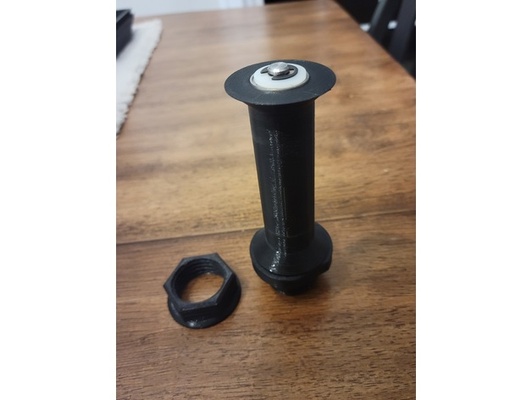 ender 3 spool roller by winchester1094 bearing creality pro filament holder mount 3d print model - Mito3D