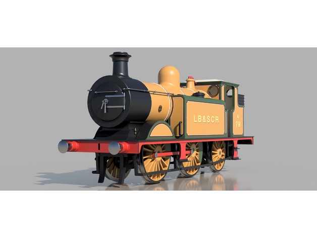 ho oo ölçek 1 76 lb amp sk d1x buhar lokomotif by jamo trenleri 176 d1ho ölçü lbscr lbsc model tren güney demiryolu 3D print model - Mito3D