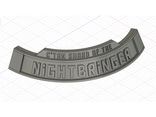 nightbringer 40mm v3 by zith 40k base necron tag warhammer 3d print model - Mito3D