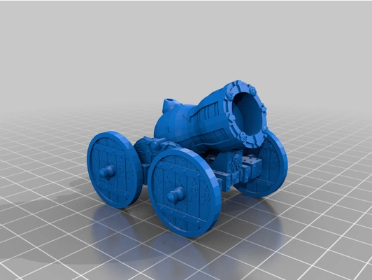 chaos dwarf earthshaker by ystlund cannon dwarves mortar 3d print model - Mito3D