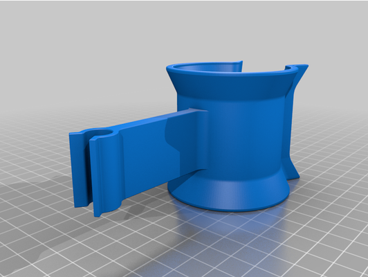 vacuum hose guide bluecarve bluey 38mm by sleepy172 3d print model - Mito3D