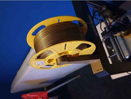 anycubic méga filament bobine titulaire soutien by écouteurs i3 3d print model - Mito3D