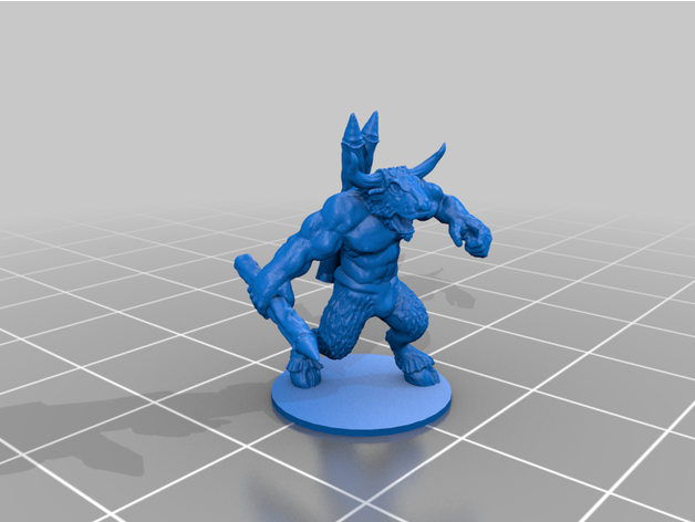 10mm minotaur impalers counts as canavar krallıklar kurşun kemerler by js kemeri savaş ustası devrim 3D print model - Mito3D