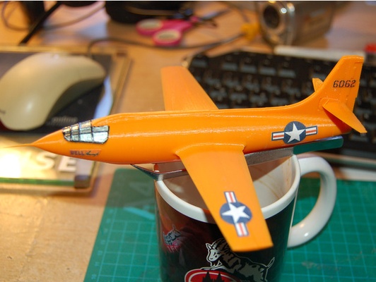 bell x-1 remix by losttupper supersonic yeager 3d print model - Mito3D