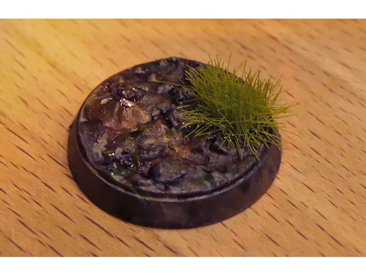 free rock base by cryptogene 25mm bases collection dirt dnd etsy ground kickstarter meeples meeplevault mini miniature miniatures model rocket scenary stone 3d print model - Mito3D
