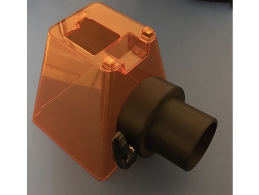laser pecker 2 to 50mm rauch extraktor schlauch adapter by abonnieren laserpecker2 wow 2es 3d print model - Mito3D