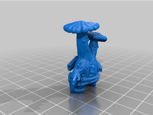 scifi myconid first mate by thedroobz miniature mushroom stargrave wargaming 3d print model - Mito3D