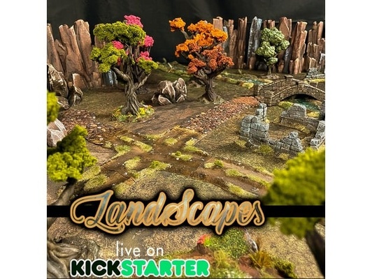 wall ruins sample kickstarter by my dungeon dungeons dragons scenery tabletop rpg wargame wargaming warhammer 40k 3d print model - Mito3D