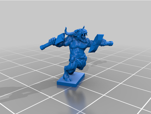 10mm minotauro berserkers counts ogro reinos tese conjunta by js mestre guerra revolução 3d print model - Mito3D