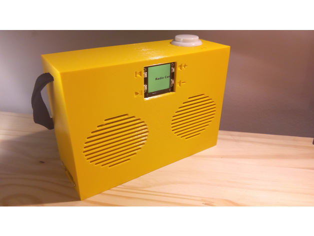 transistor by setenta bluetooth alto falante podcast rádio framboesa pi 3D print model - Mito3D